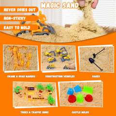 Pakimio pull-back trucks demonstrate action-packed construction play.