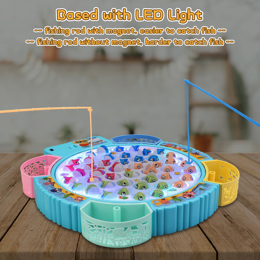 Pakoo eight fishing rods support multiplayer family fun