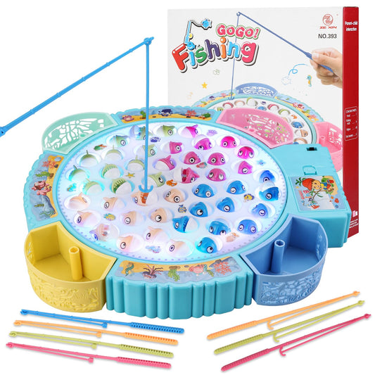 Pakoo light-up fishing game board glows for engaging play