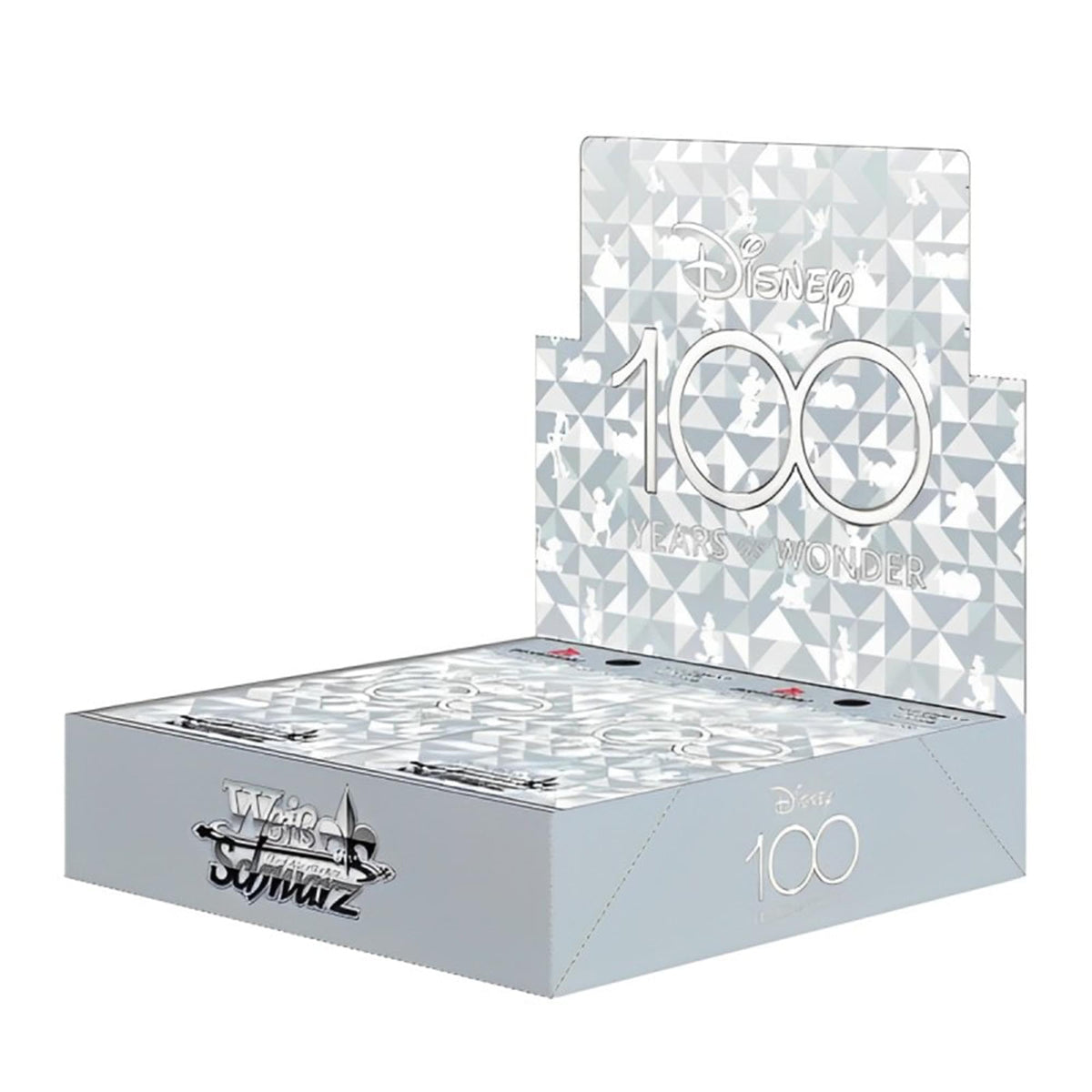 Paladin Innovation Weiss Schwarz Disney 100 box showcases collector-ready card assortment.