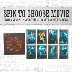 Paladone Harry Potter Movie Quiz game night table setup for friends