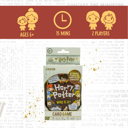 Paladone Harry Potter Who Is It blue pack cards for fresh questions and fun.