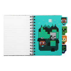 Paladone Minecraft movable dividers featuring Steve Alex Creeper help organize topics.