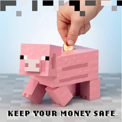 Paladone Minecraft Pig Money Bank officially licensed merch for collectors.