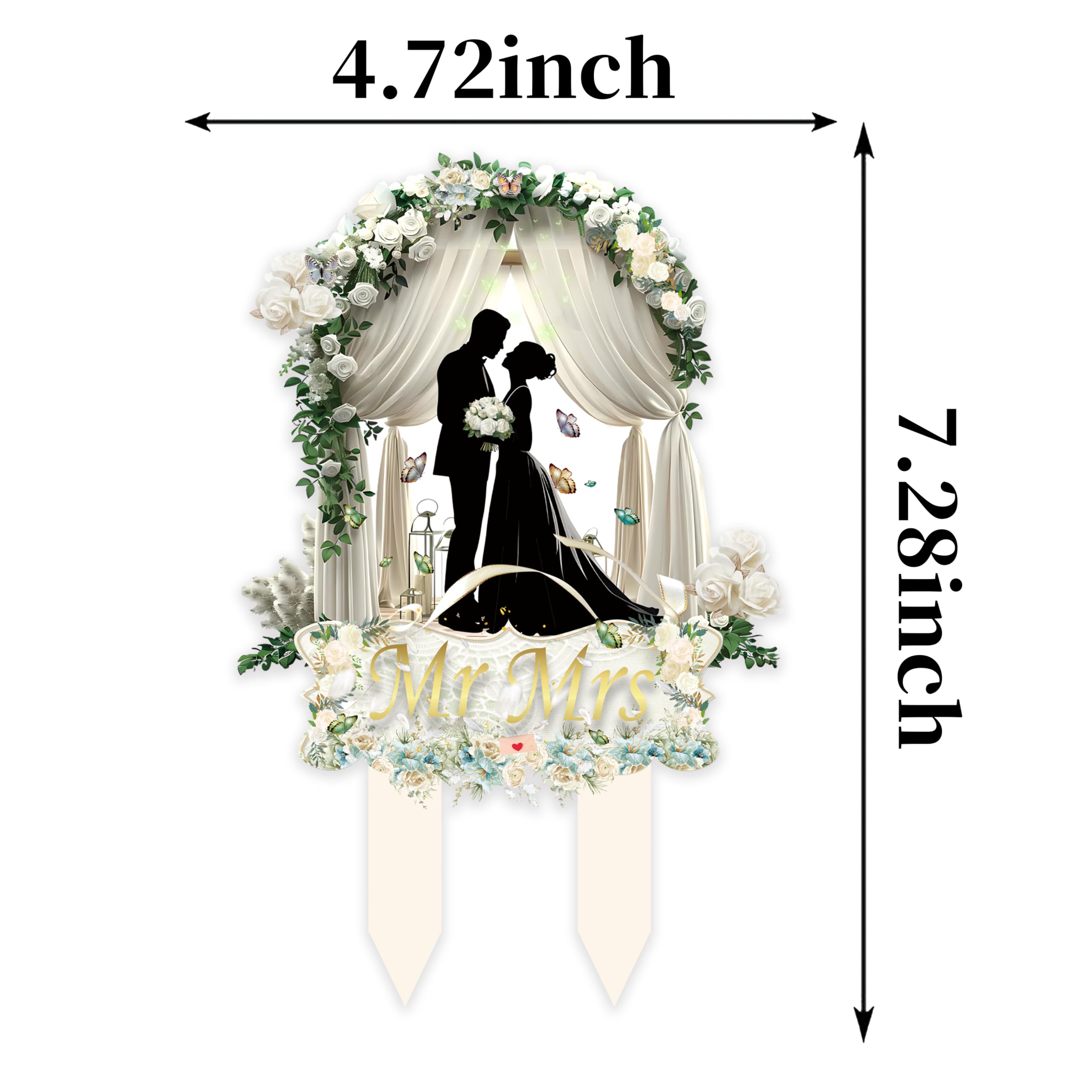Palegg cake topper after-use decor idea for flowers or frames.
