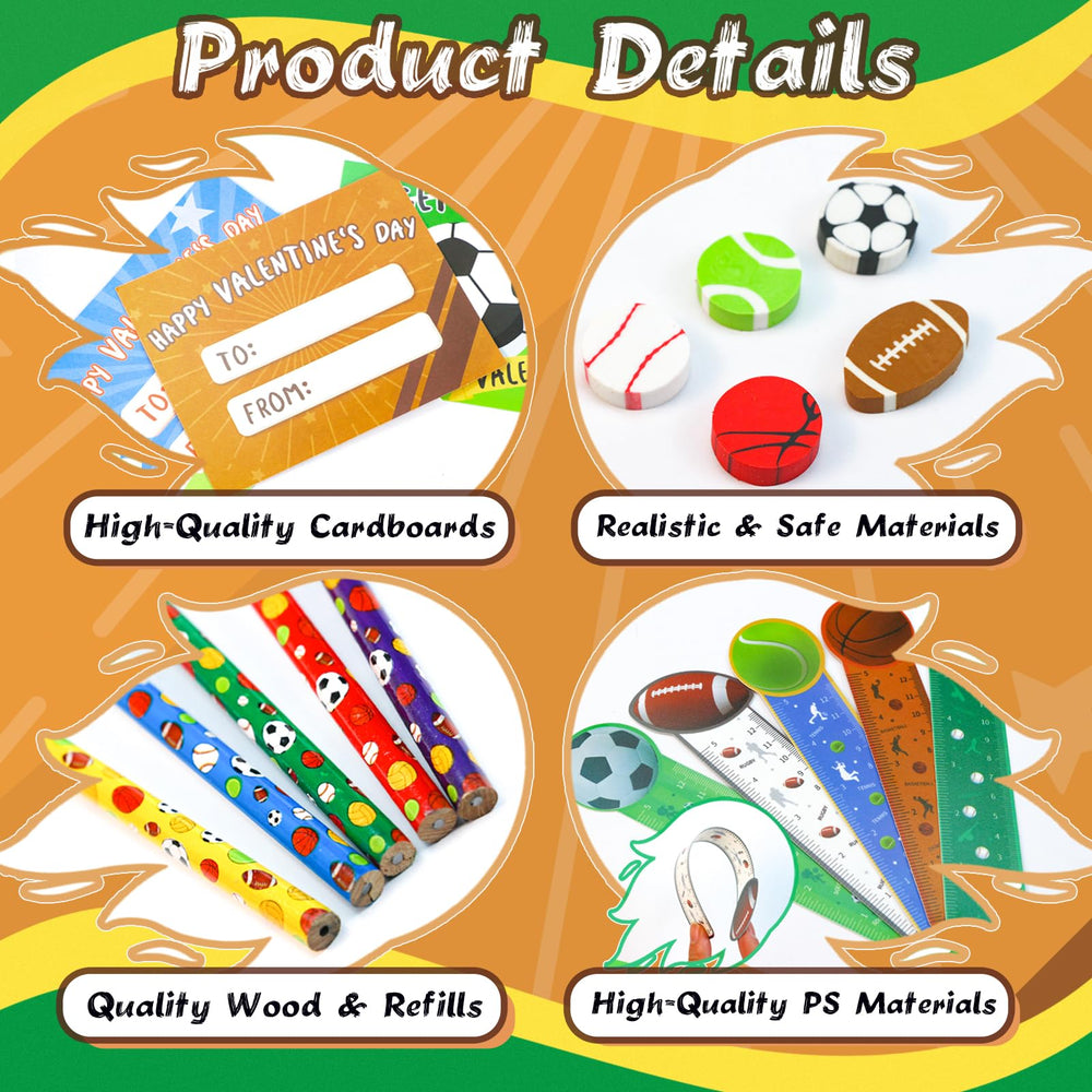 PaLeyFer sports ball erasers help tidy mistakes during lessons