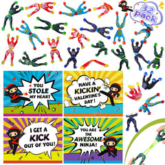 PaLeyFer sticky wall climbing ninja figure sticks to walls for interactive play.