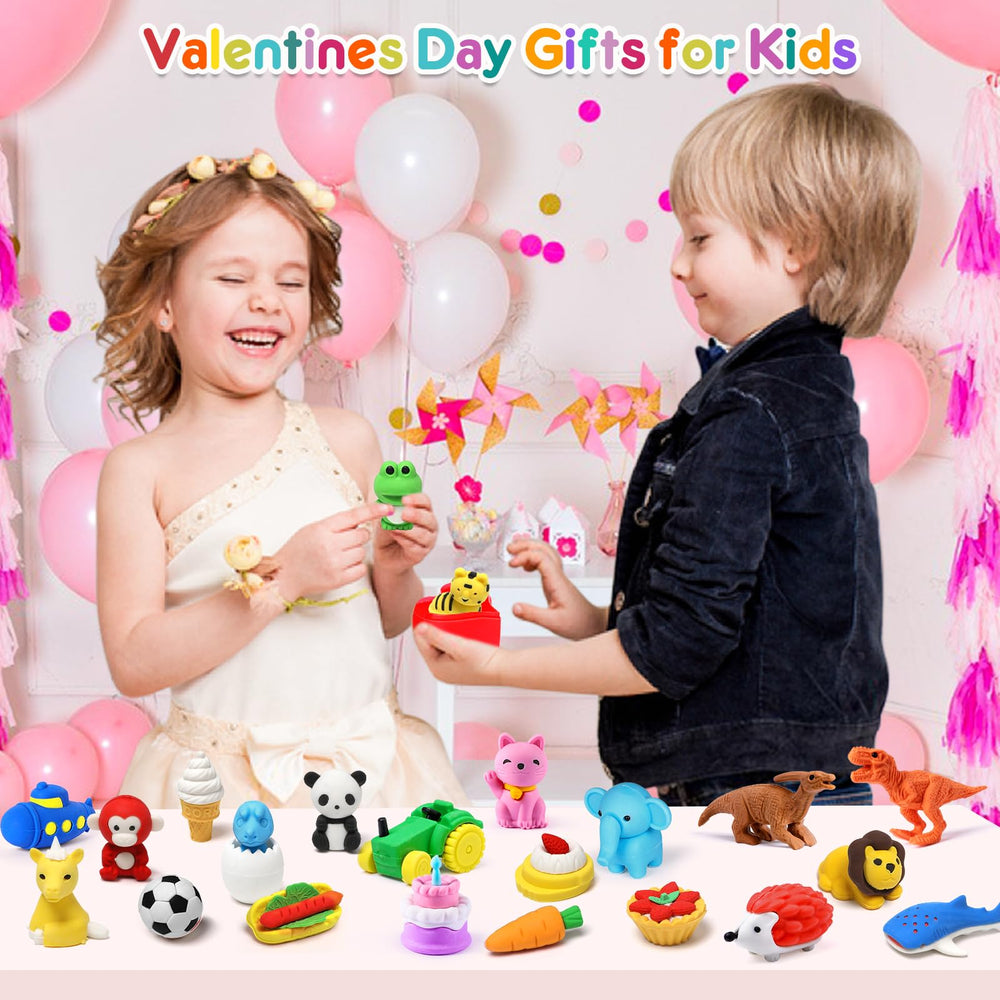 Palmatte 3d puzzle erasers with bright colors for hands-on learning.