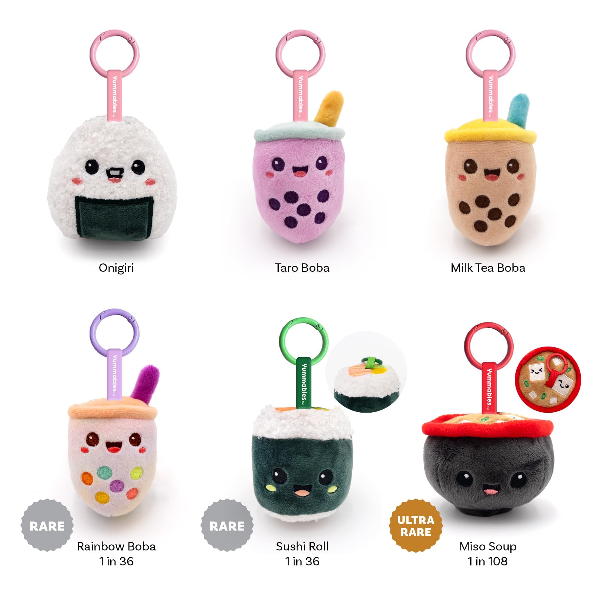 Pals & Co Bento Besties gyoza plushie, ideal as a playful desk decor clip.