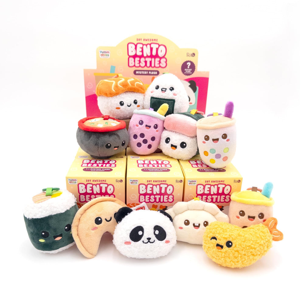 Pals & Co Bento Besties milk tea boba plushie, cute accessorizer for purses and wallets.