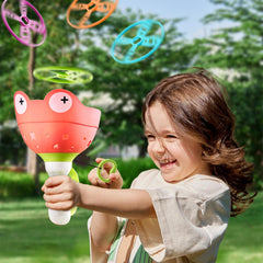 Pamexin adjustable-height launch system increases challenge and keeps play interesting.