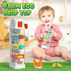 Pamexin egg-drop toy egg-module closeup highlights cause-and-effect exploration for toddlers