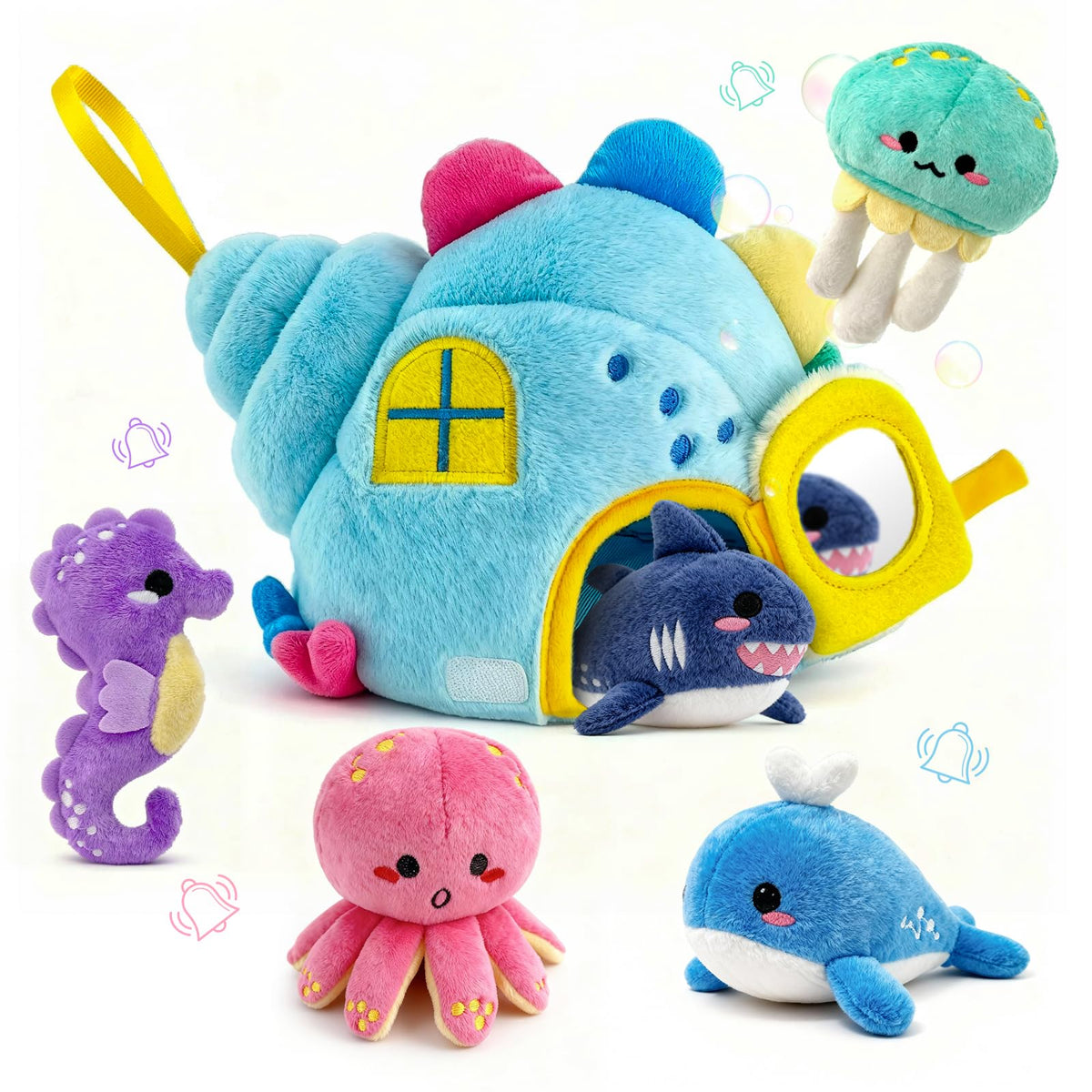 Pamexin ocean conch house for cozy storage and imaginative play.
