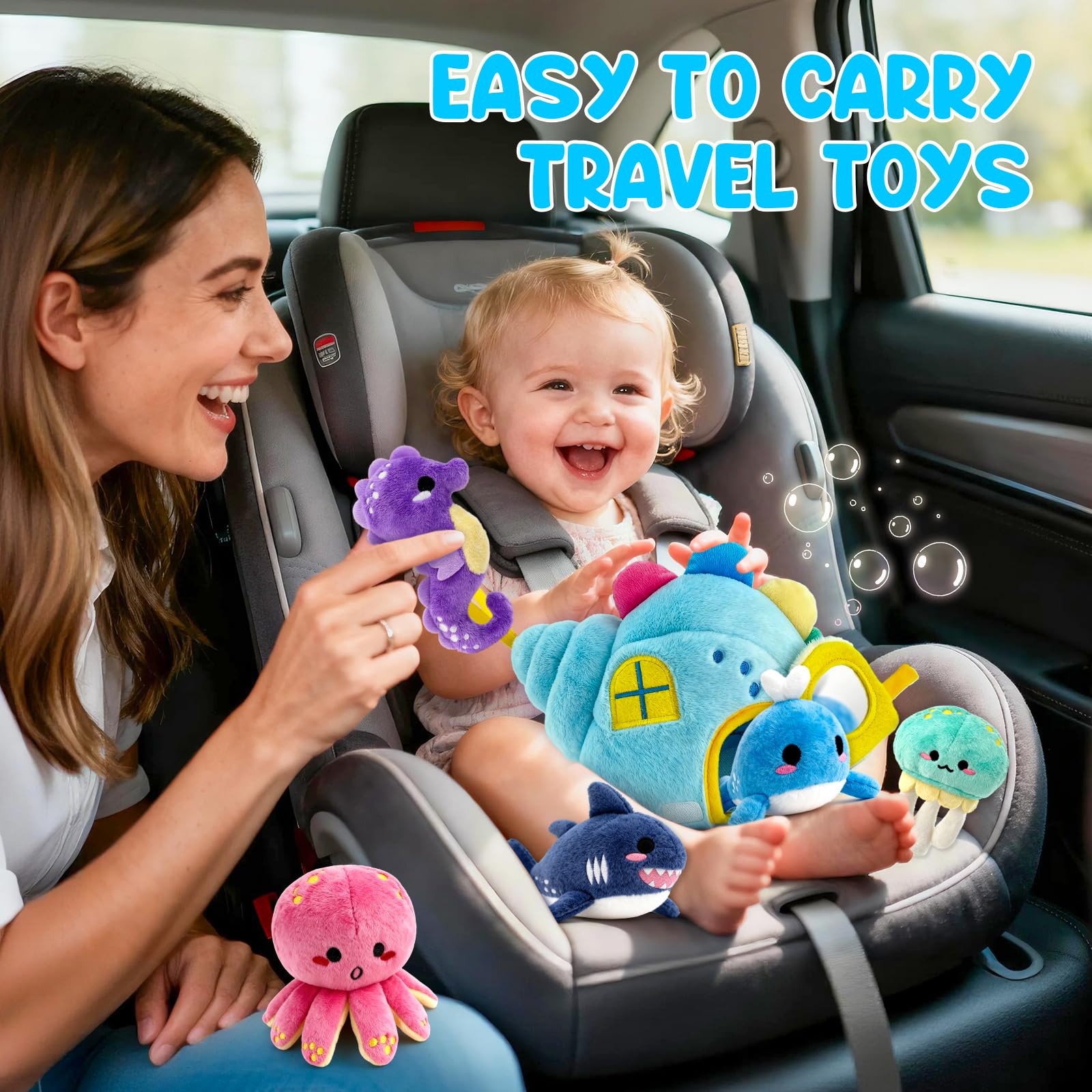 Pamexin ocean whale toy provides cuddly companion for storytelling.