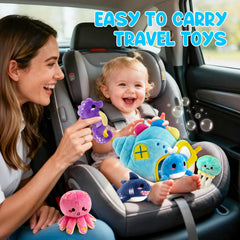 Pamexin ocean whale toy provides cuddly companion for storytelling.