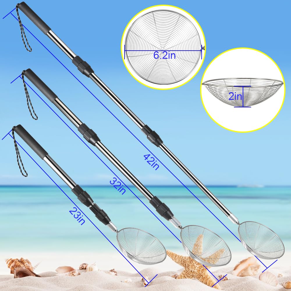PAMISO sifter scoops for precise wet sand sampling.
