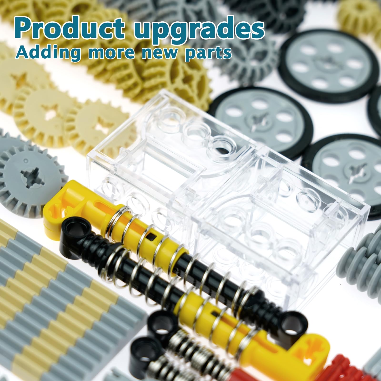 Pamvava wheels-tires-chain-connectors for sturdy rolling models.