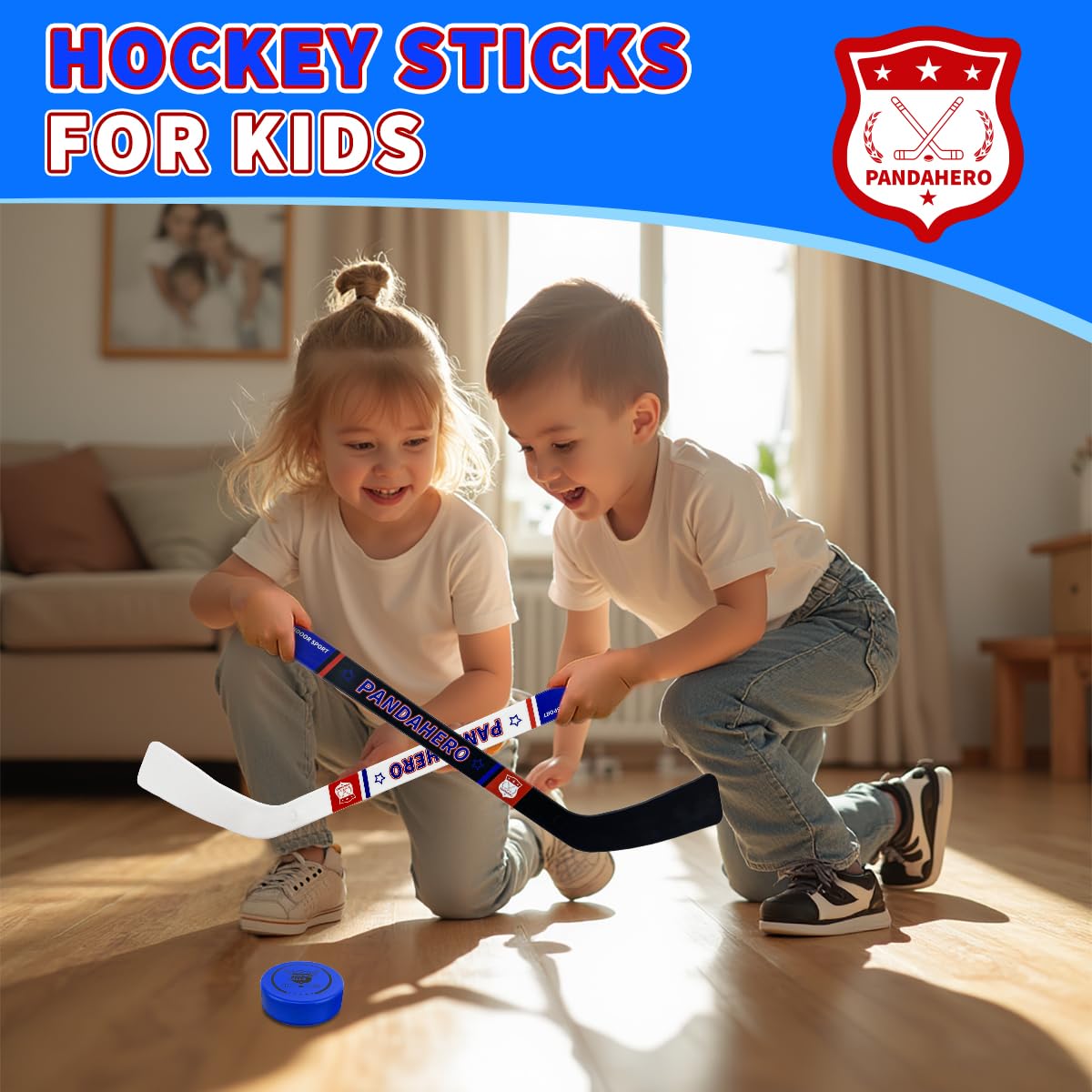 Pandahero-foam-pucks-6-pack designed for gentle, indoor practice