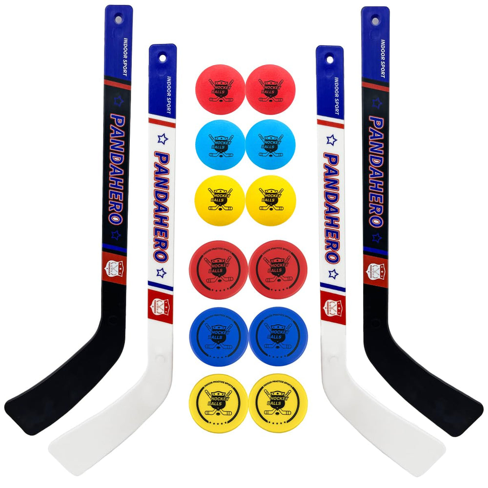 Pandahero mini-hockey-sticks-set-complete for indoor play and safe family fun