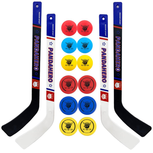 Pandahero mini-hockey-sticks-set-complete for indoor play and safe family fun