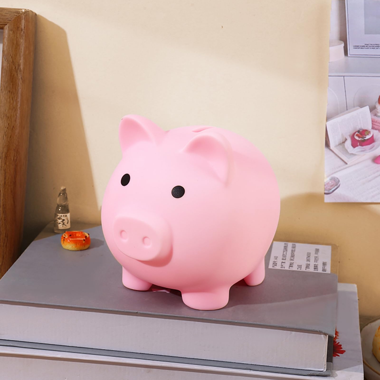 PandaEar Piggy Bank pink gift-ready packaging suggests ideal birthday or holiday present.