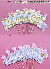 Pangogogo celebration decor cake toppers easy to coordinate.