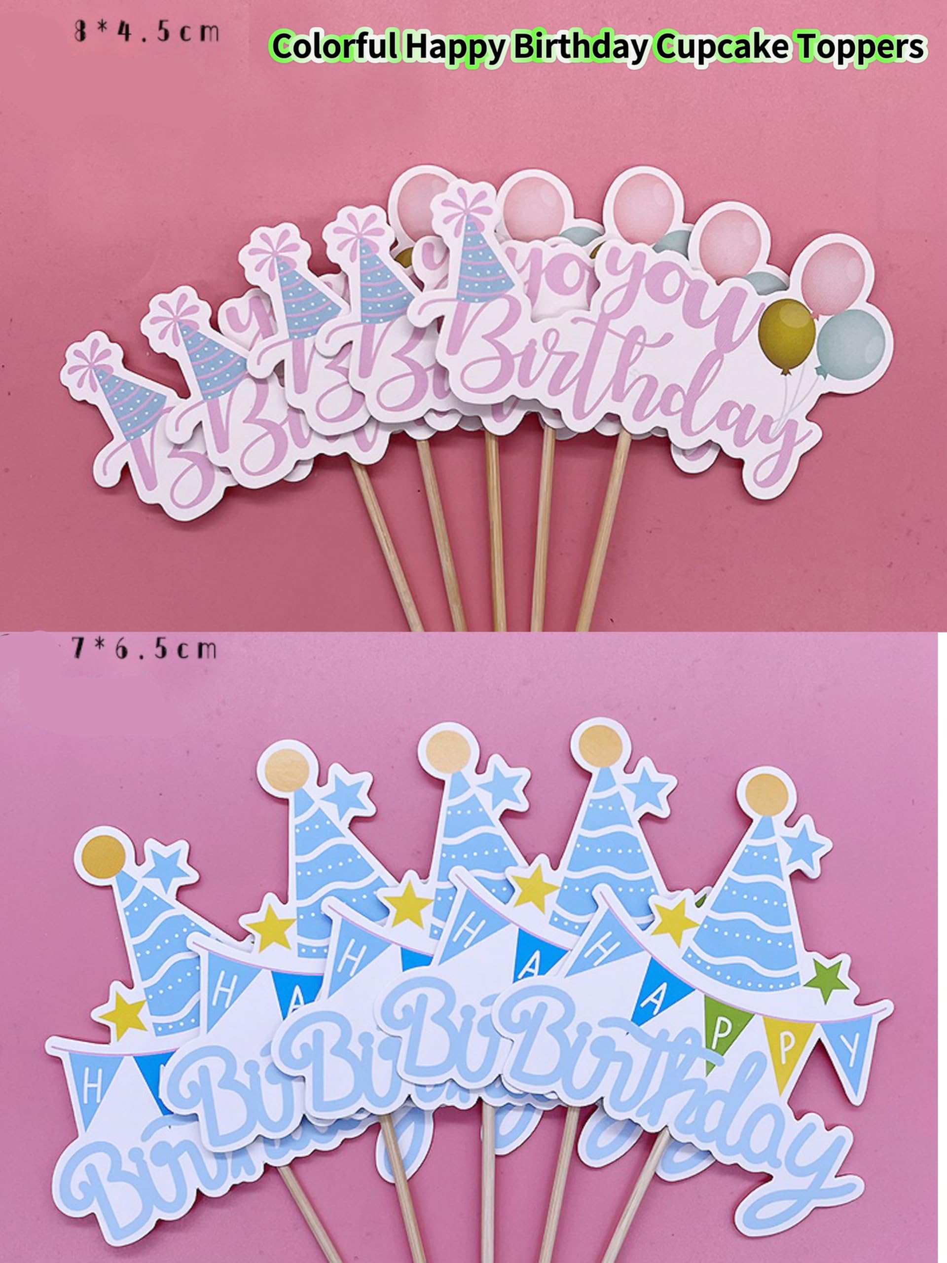 Pangogogo mini cupcake toppers for charming dessert accents.
