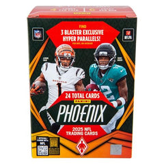 Panini FB Phoenix 25-26 blaster packs display, ideal for casual opening and collection building.