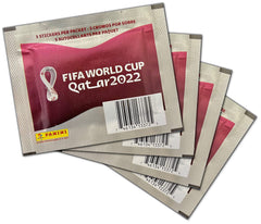 Panini World Cup Qatar 2022 sticker box sealed, ideal for trading with friends.