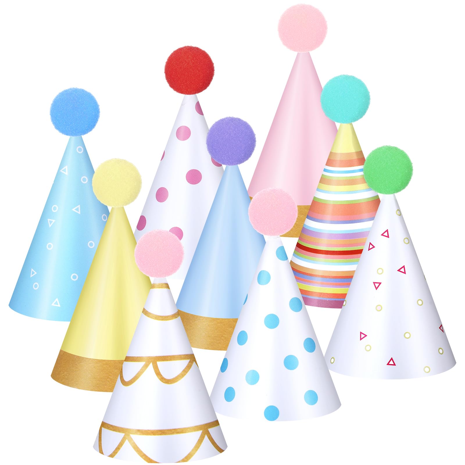 Panitay colorful mini party hats for stuffed animals spark playful moments