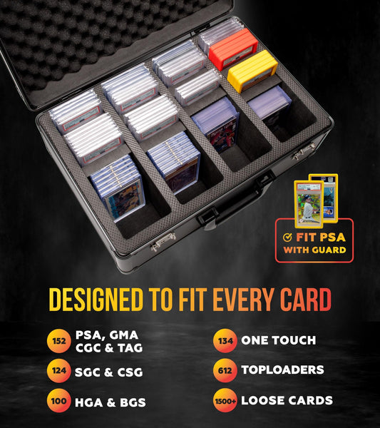 Panopply PSA slab case with TSA lock for travel-safe storage.