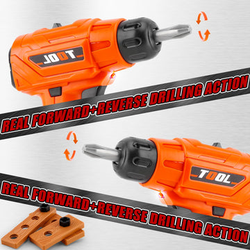 PANPAPA drill features clockwise and counterclockwise rotation for realistic action.