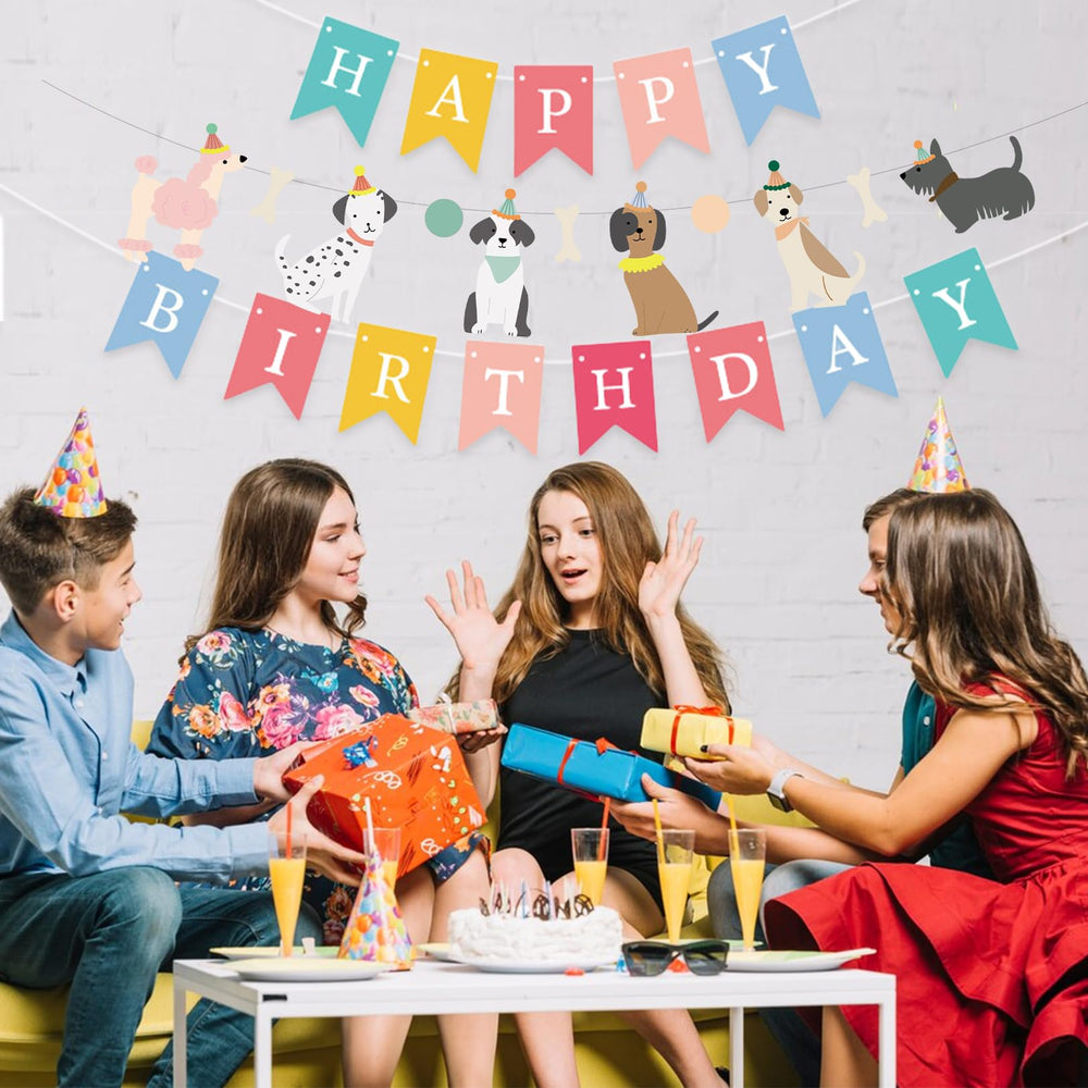 PANRRPERS colorful banner backdrop elevates kid-friendly celebrations.