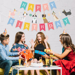 PANRRPERS colorful banner backdrop elevates kid-friendly celebrations.