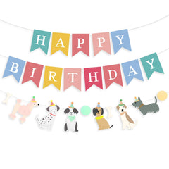 PANRRPERS dog-themed banner for a playful party backdrop.