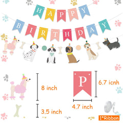 PANRRPERS happy birthday banner letters add vibrant celebration flair.