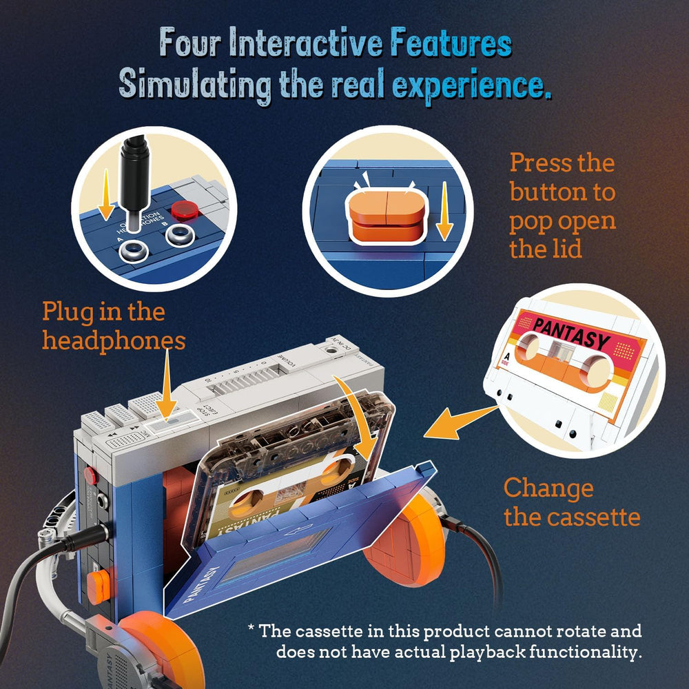 PANTASY cassette door operation illustrating tactile interaction