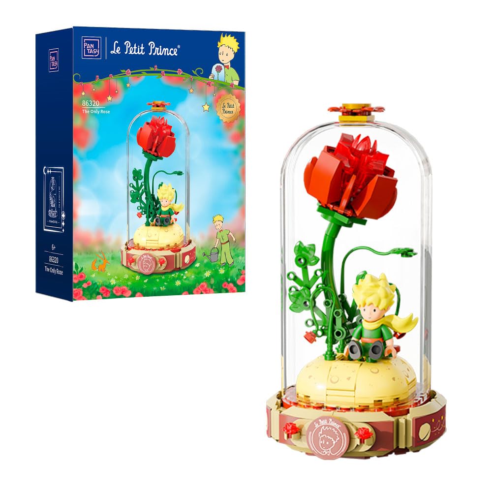 PANTASY Le Petit Prince Rose bricks rose for display and decoration.