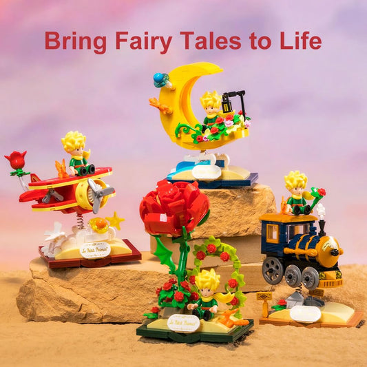 PANTASY Le Petit Prince train block ideal for interactive desk display