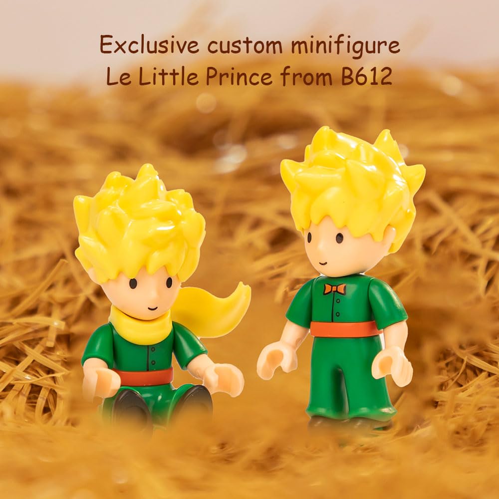 PANTASY Little Prince hourglass gold-sprayed blocks highlight tactile texture and premium craftsmanship.