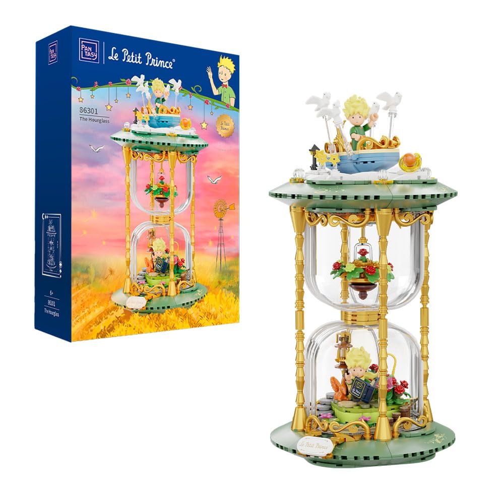 PANTASY Little Prince hourglass top scene for desk inspiration and imaginative storytelling.