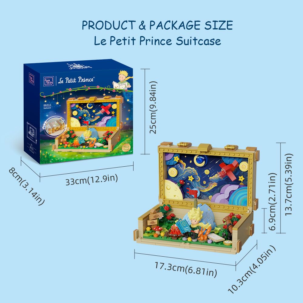 PANTASY The Little Prince Suitcase Compass anchors scenes for adventurous storytelling