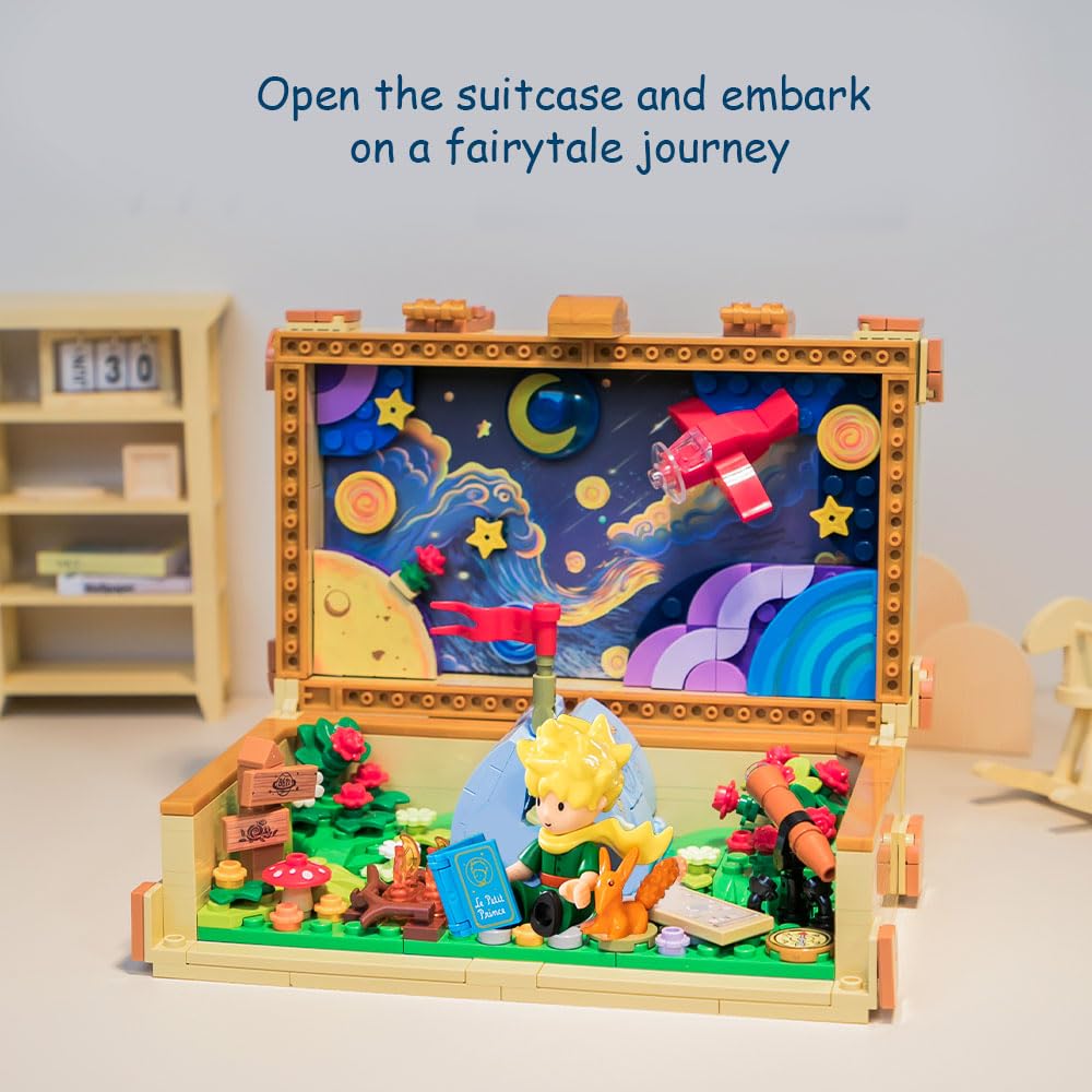 PANTASY The Little Prince Suitcase Telescope encourages imaginative building