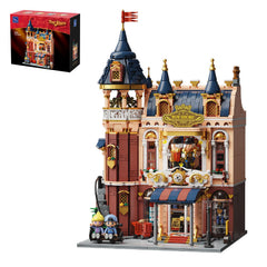 PANTASY Toy Shop Building Set: European castle facade enhances display and storytelling potential.