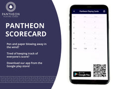 Pantheon Playing Cards outdoor-use setup ideal for patio or beach play
