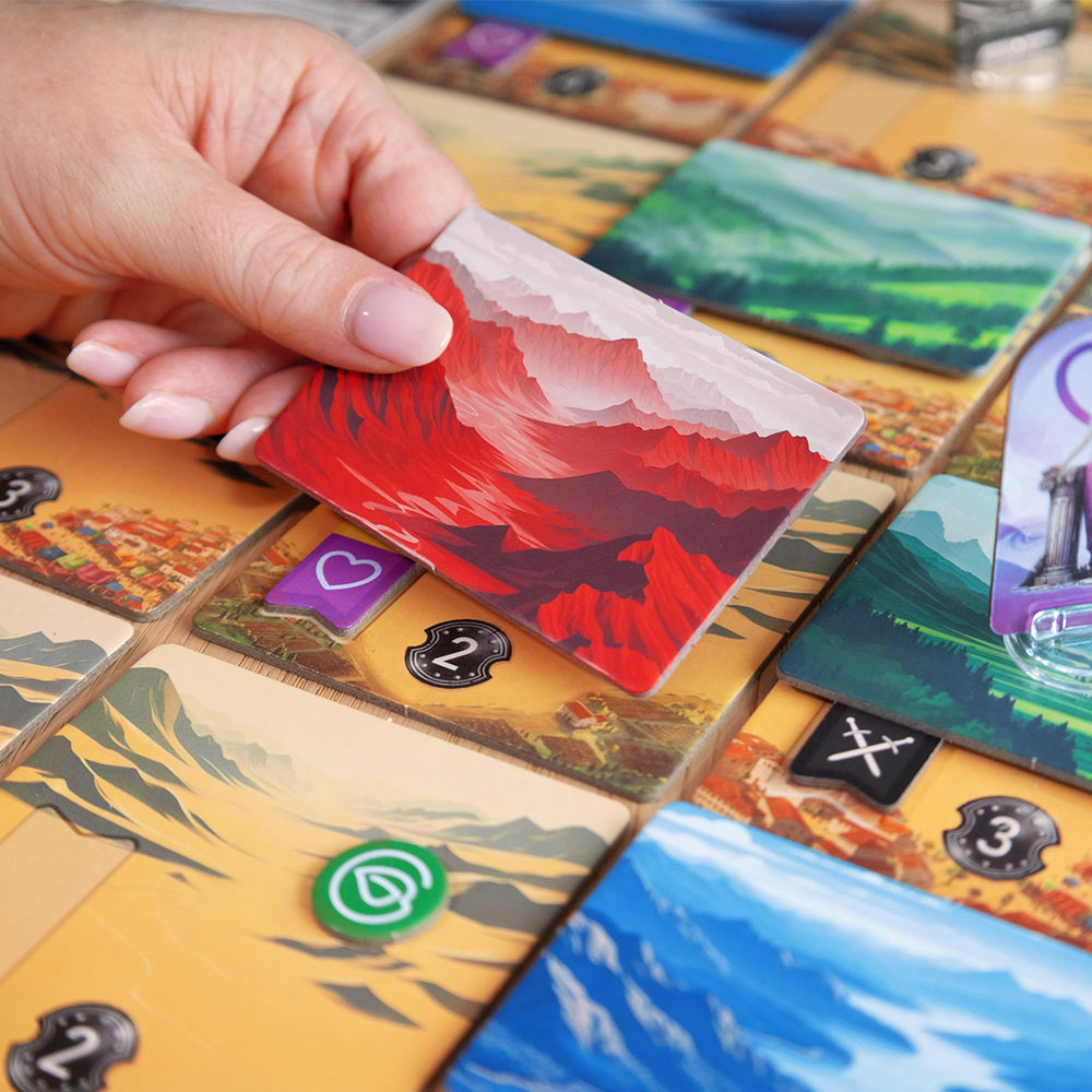 Pantheum Demigods of Olympia solo play setup enables focused, repeatable strategy.