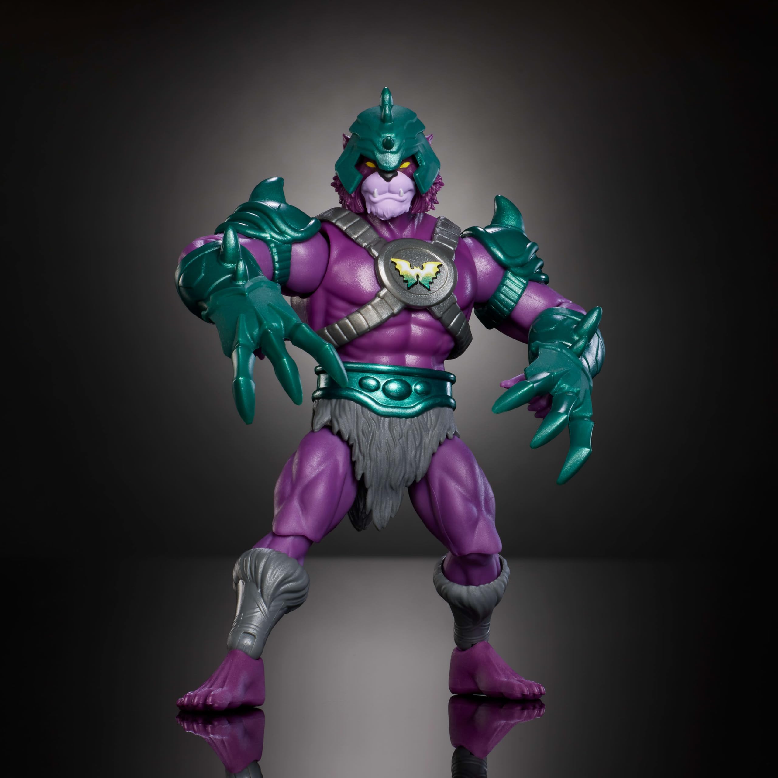 Panthor-Man battle claws attached to wrist bracers for action scenes