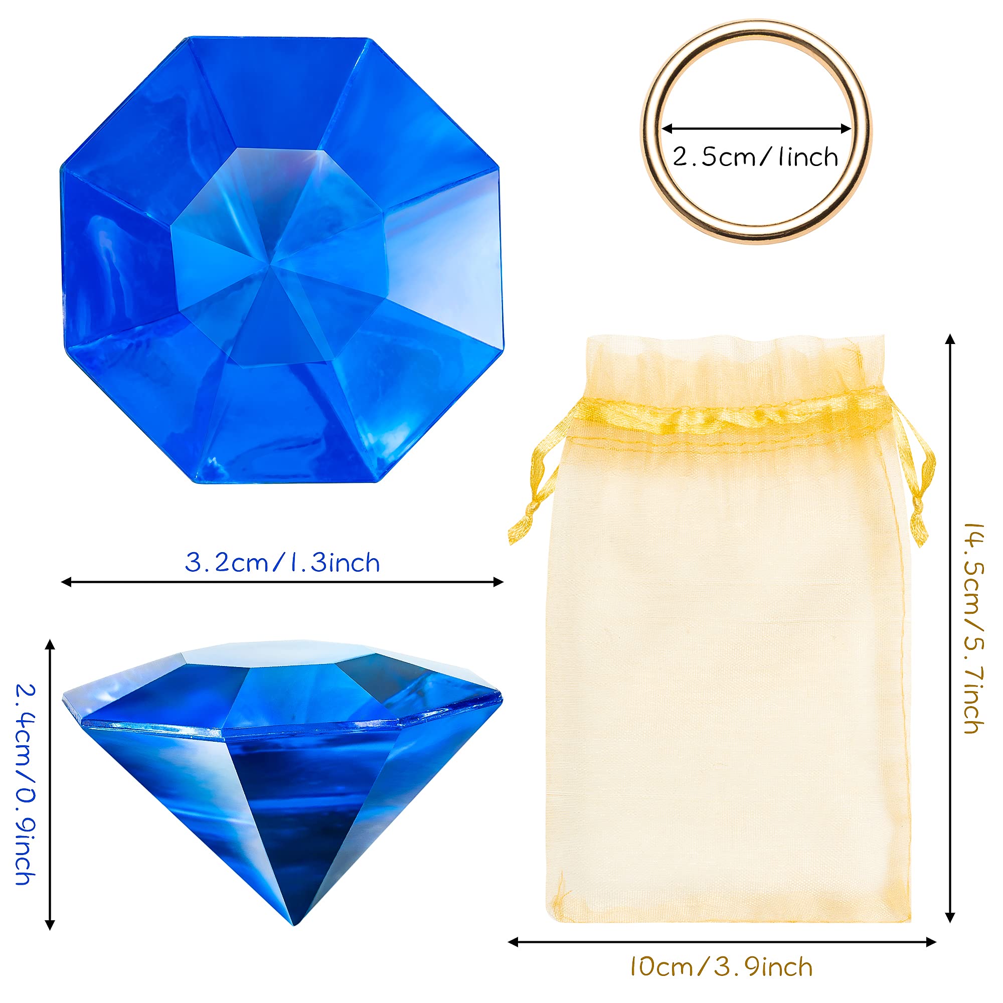 Pantide gold round power rings add shimmering accents to desserts and centerpieces.