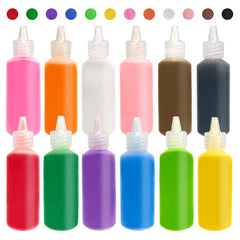 Panxxsen art sand 12-bottle set for vibrant DIY crafts and color mixing