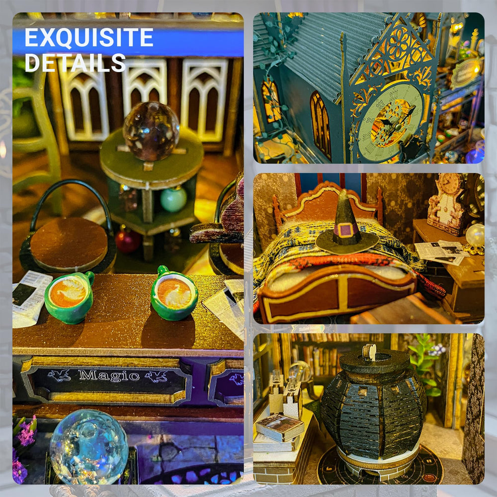 PANZIYU DIY miniature furniture kit — realistic pieces for a charming desk display.